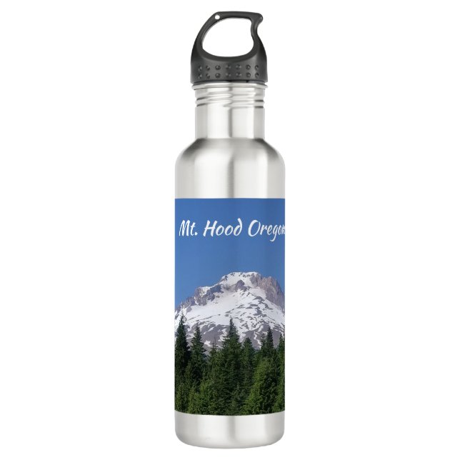 D'eau Mont Hood Bouteille en acier inoxydable Oregon (Devant)