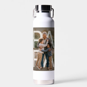D'eau PhotoPop Papa Bouteille personnalisée avec photo d