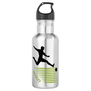 D'eau Soccer sport design bouteille en acier inoxydable