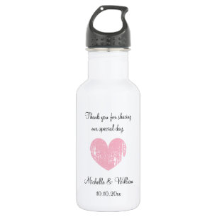 D'eau Soirée de mariage personnalisée pour une bouteille