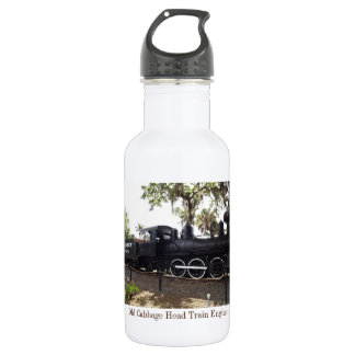 D'eau Vieux moteur de train de tête de chou bouteille