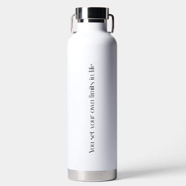 D'eau Votre Propre Limite Bouteille Isolée Vacuum (Avant)