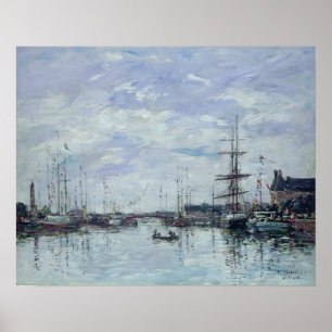 Deauville, das Dock, 1892 Poster