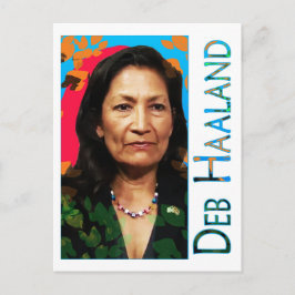 Deb Haaland Postcard Postkarte