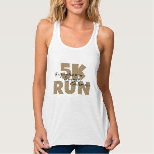 Débardeur 5 K Run Tan Athletics Sports Running