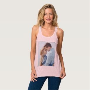 Débardeur Ajouter votre propre T-shirt photo personnalisé