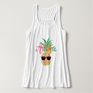 Débardeur Aloha Tropical Pineapple Femme Flowy Tank