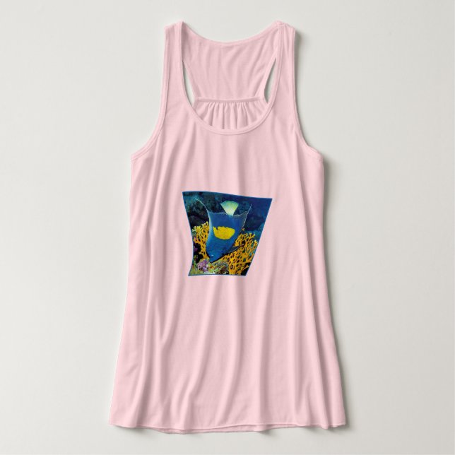 Débardeur Angelfish at coral reef - Photographic design |  (Design devant)