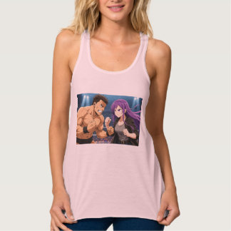 Débardeur Anime Showdown: Fighter vs Heroine