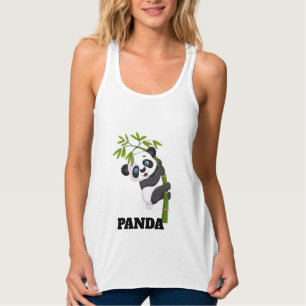 Débardeur Bamboo Buddy Pendu avec mon Snack Panda Cache-cach