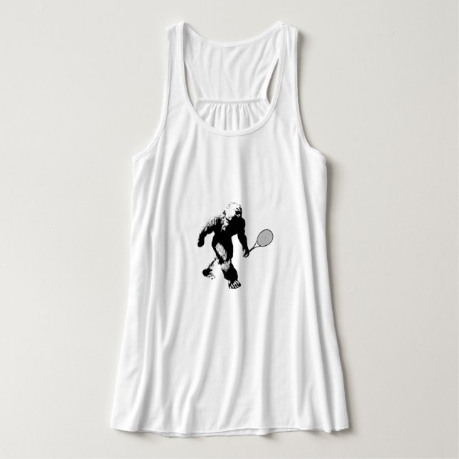 Débardeur Bigfoot Avec Racquet De Tennis (Design devant)