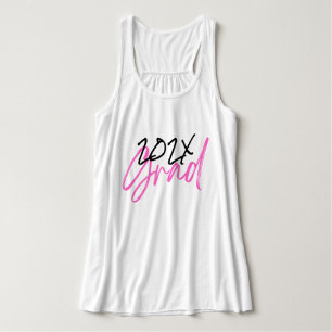 Débardeur Black Hot rose Grad Année Personnalisé Chic