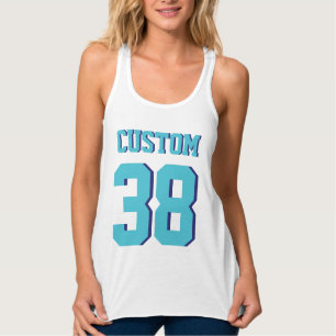 Débardeur Blanc et football Jersey de sports des adultes  