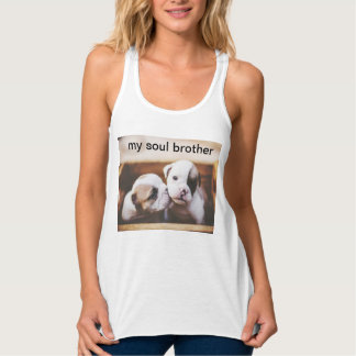 Débardeur camiseta de cachorrinhos
