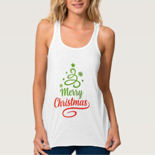 Débardeur Char tank Freefit Joyeux Noël   Femme Bella+Canva
