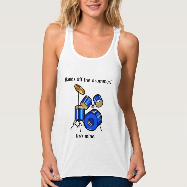 Débardeur Chemise de la petite amie de Drummer (Devant)