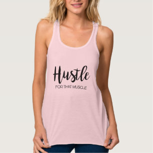 Débardeur Chemise de motivation de forme physique. Hâte pou