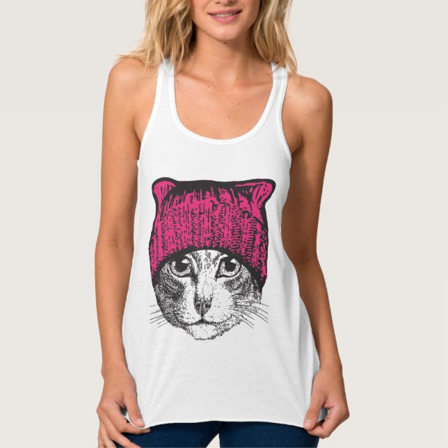 Débardeur Chemise de protestation de Pussyhat - casquette de (Devant)