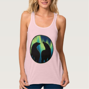 Débardeur Chemise de tank pour femmes Ours polaire Ours Art 