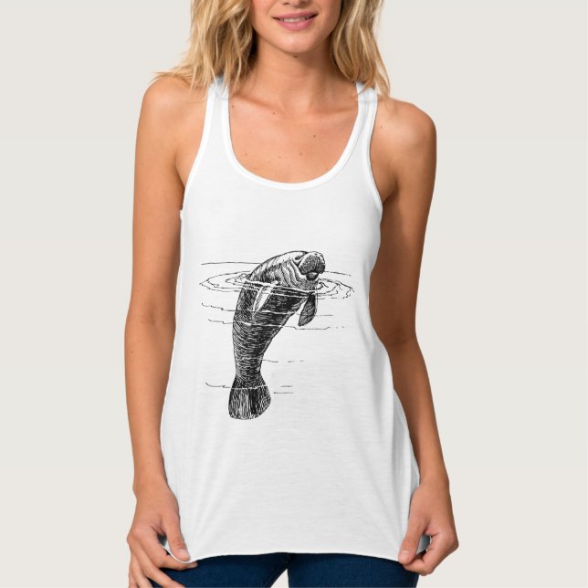 Débardeur Chemise femme Manatee (Devant)
