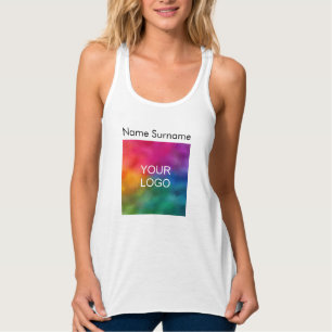 Débardeur Custom Women's Racerback Slim Fit Business Logo