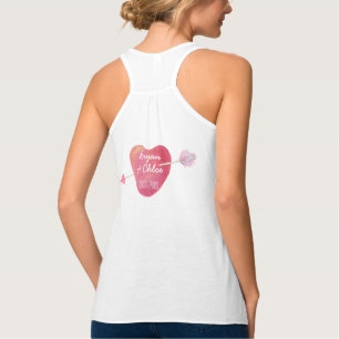 Débardeur 💘 Cute Cupid Love Nom personnalisé, année  