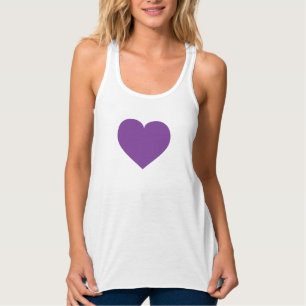 Débardeur de coeur pourpre