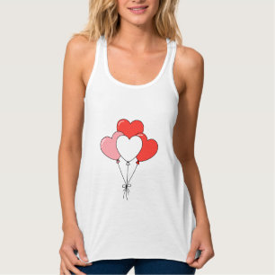 Débardeur décoration de t-shirt pour ballon valentin