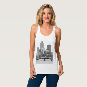 Débardeur Des Moines en T-shirt en b&w
