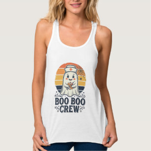 Débardeur Équipage Boo Boo T-shirt de Halloween fantôme infi