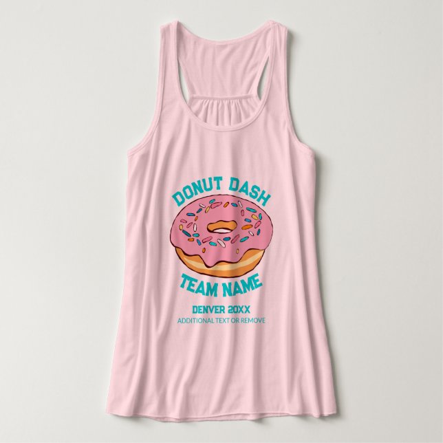 Débardeur Équipe Dash Donut personnalisée (Design devant)