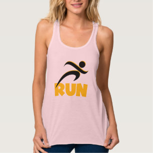 Débardeur EXÉCUTER Jaune Fitness Running Athletic