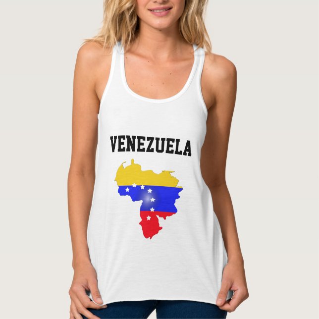 Débardeur Feel the heartbeat of Venezuela with this vibrant (Devant)