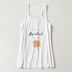 Débardeur Fête des mariées florale Aperol Spritz
