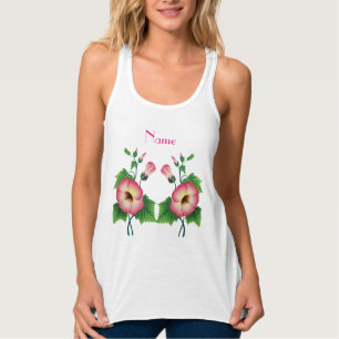Débardeur Fleurs rose pâle T-shirt Thunder_Cove