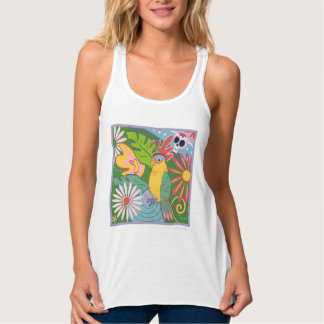 Débardeur Frida Kahlo Parrot Graphic