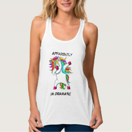 Débardeur FUNNY UNICORN Je suis dramatique