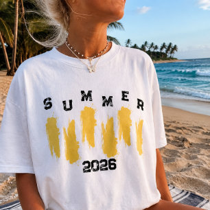 Débardeur graphique Golden Summer Vibes Tshirt min