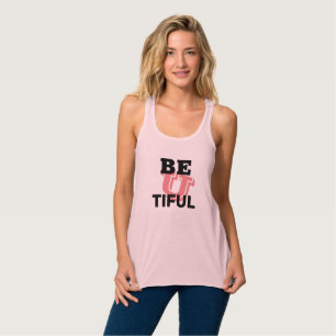 Débardeur Graphisme Blanc BE U TIFUL Womens Girfriend