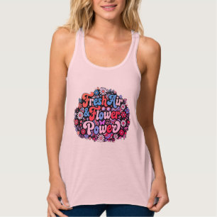 Débardeur Graphisme Pouvoir des Fleurs Boho