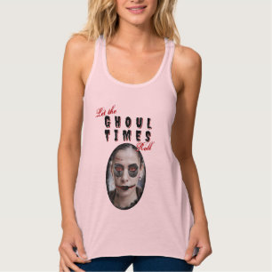 Débardeur Halloween Laissez Le Ghoul Times Rouler Grunge Bes