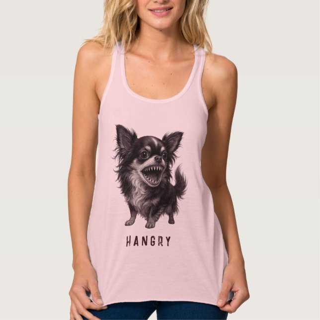 Débardeur Hangry Chihuahua - Funny Aggressive angresse (Devant)