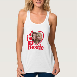 Débardeur I Love My Bestie Photo Custom