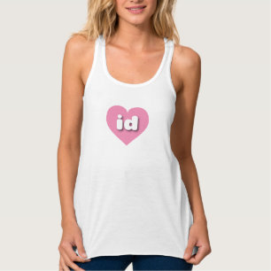 Débardeur Idaho coeur rose - I love id