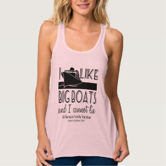 Débardeur J'aime les gros bateaux et je ne peux pas mentir F