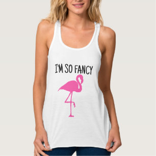 DÉBARDEUR JE SUIS TELLEMENT FANCÉ, FLAMANTS ROSES FAMILLES T