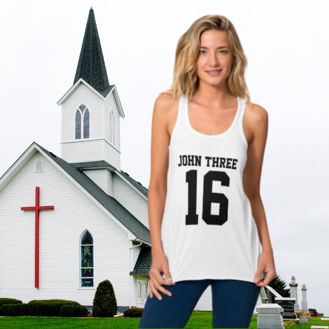 Débardeur John 3:16 T-shirt féminin (Créateur téléchargé)