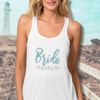 Jolie mariée nautique de la côte de plage