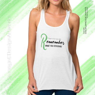 Débardeur Jolie motivation Green Typographie noir T-shirt