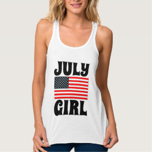 Débardeur JUILLET ANNIVERSAIRE T-shirt FILLE